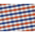 Red/Navy Checks Chequer Comfortable Polyester Cotton Shirt Fabric